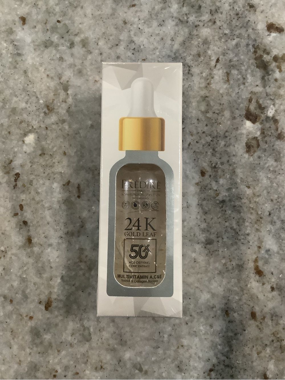 24K Gold Leaf Multivitamin Face Serum - Gold